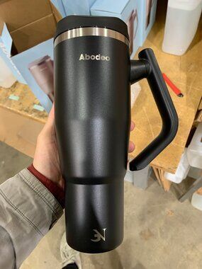 40 oz Leak Proof Insulated Coffee Tumbler (Black - B0F746VS51)